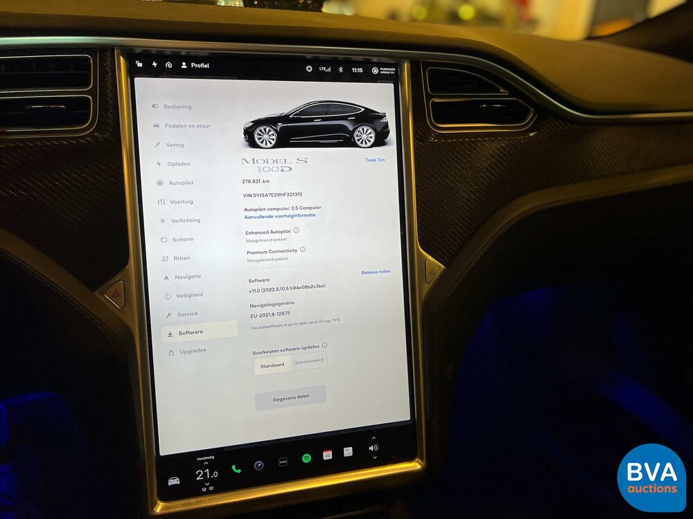 Tesla Model S 100D 613PS 2017 -Org. NL-, RH-690-H.