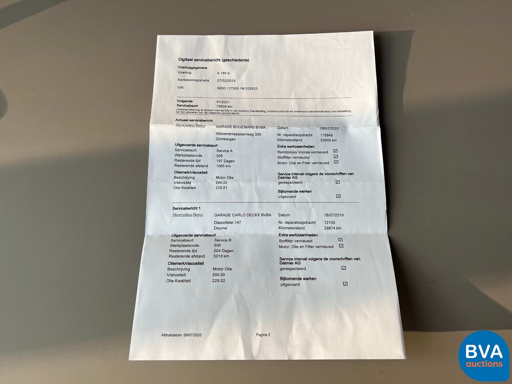 Mercedes-Benz A180d Launch Edition Premium Plus NW-MODELL 116pk 2019 A-Klasse, N-688-GB.