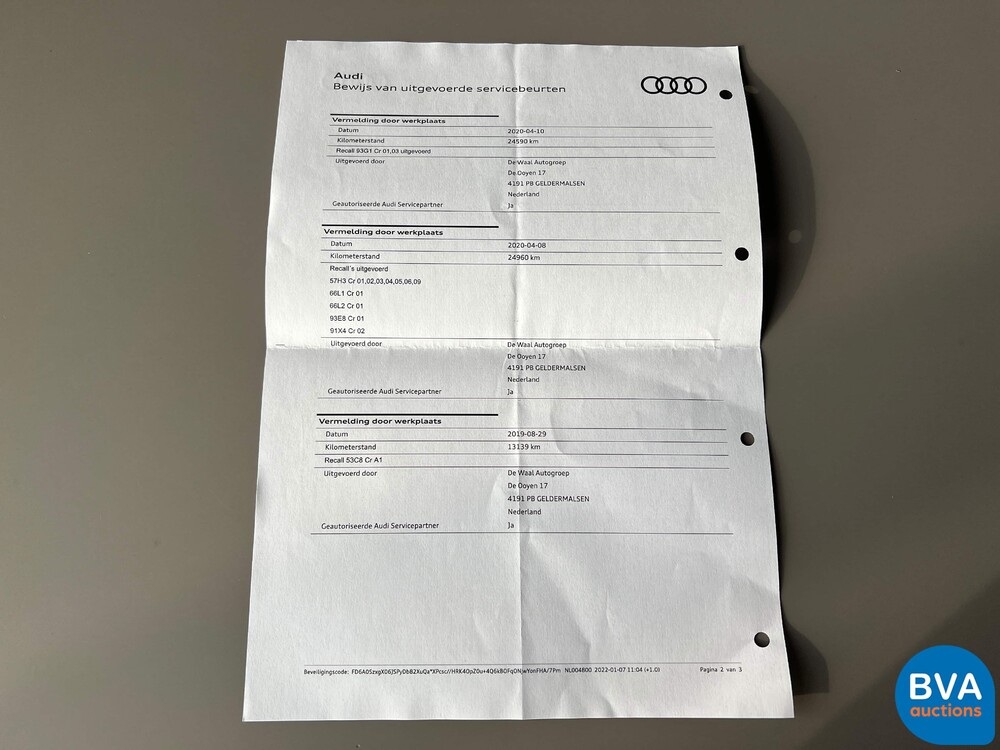 Audi e-tron 55 QUATTRO Advanced SPORT 95kWh 361PS 2018 -Org. NL-, XH-842-D.