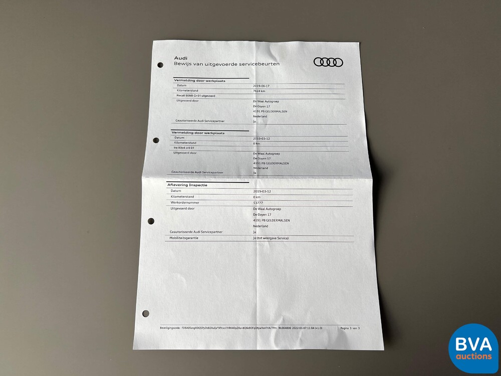 Audi e-tron 55 QUATTRO Advanced SPORT 95kWh 361PS 2018 -Org. NL-, XH-842-D.