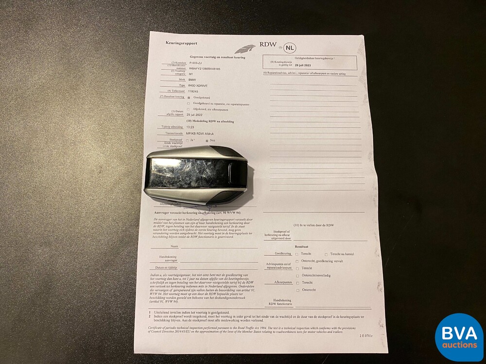 BMW 840d xDrive High Executive Cabriolet 320PS 2019 8er Serie, P-903-ZJ.