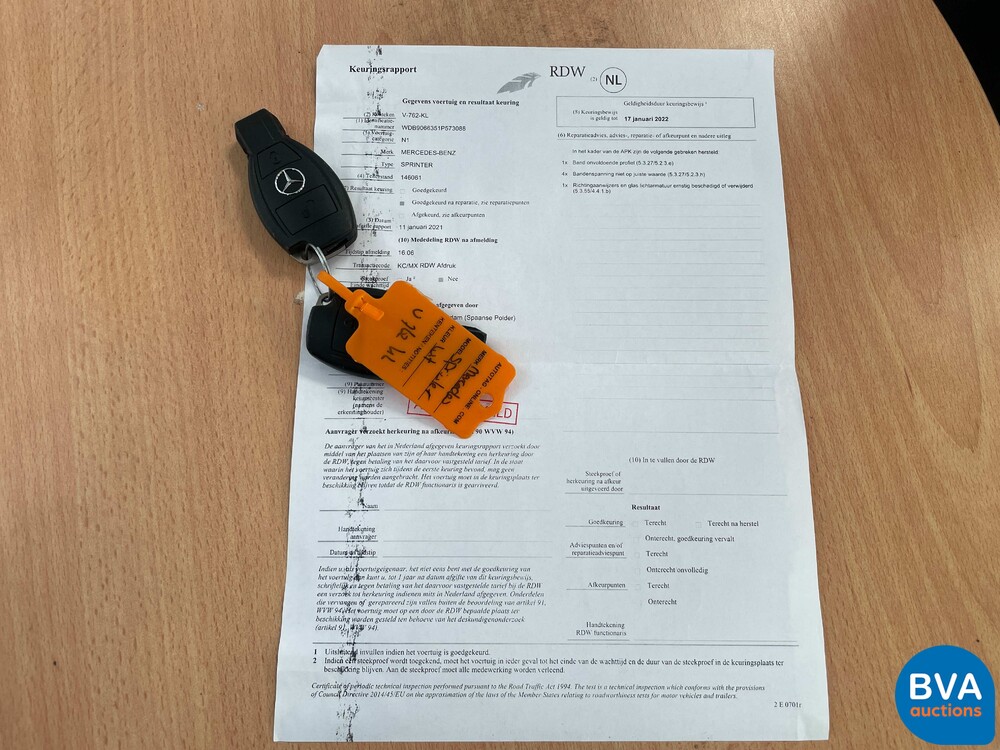 Mercedes-Benz Sprinter 316 2.2 CDI 432L HD DC Koel-/vries 163pk 2018, V-762-KL