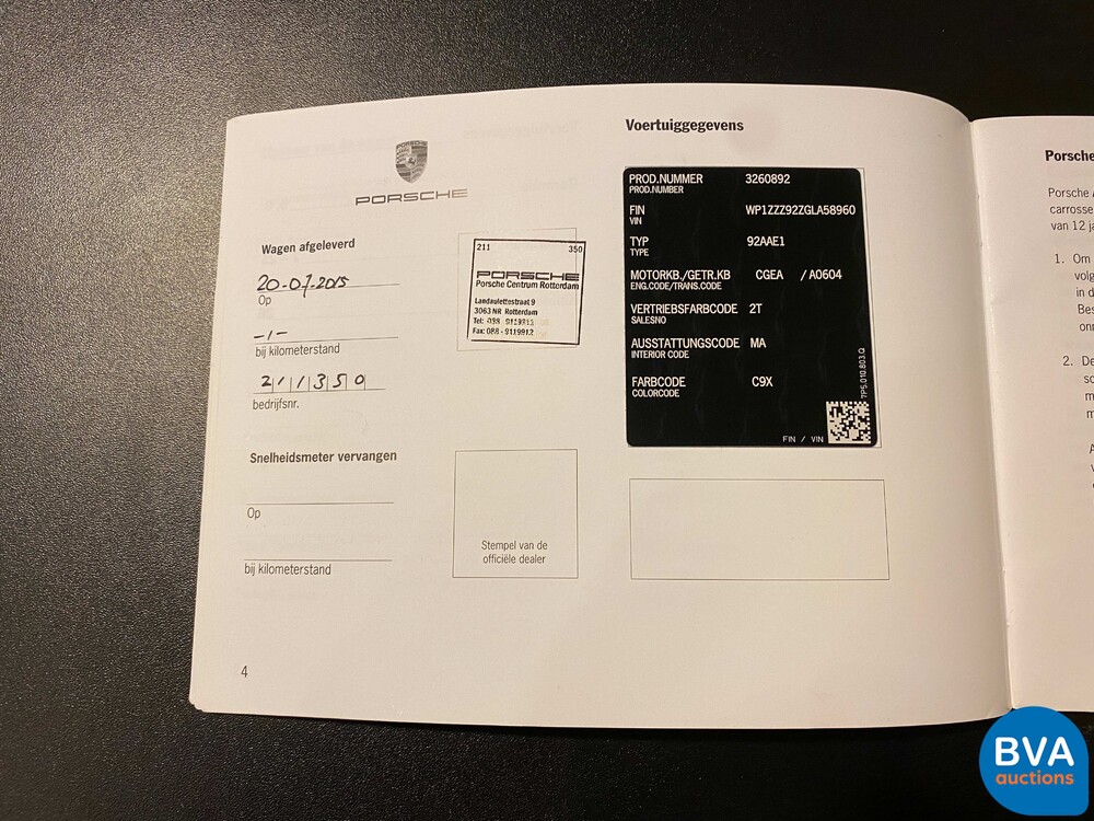 Porsche Cayenne 3.0 S E-Hybrid 416pk Sport Design SportChrono FACELIFT Plug-In Hybrid 2015 -Org. NL.