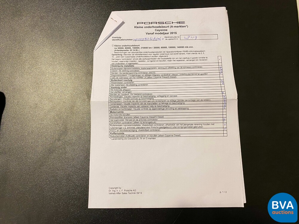 Porsche Cayenne 3.0 S E-Hybrid 416pk Sport Design SportChrono FACELIFT Plug-In Hybrid 2015 -Org. NL.