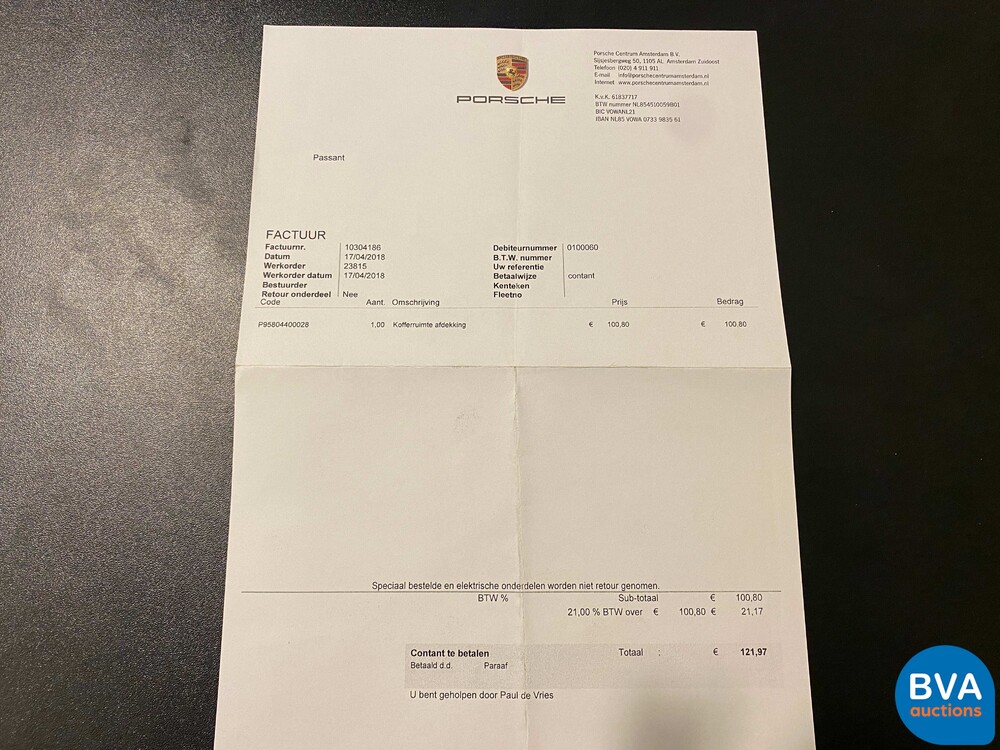 Porsche Cayenne 3.0 S E-Hybrid 416pk Sport Design SportChrono FACELIFT Plug-In Hybrid 2015 -Org. NL.