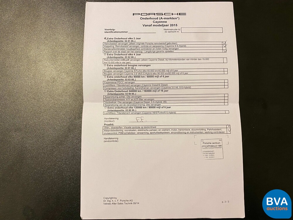 Porsche Cayenne 3.0 S E-Hybrid 416pk Sport Design SportChrono FACELIFT Plug-In Hybrid 2015 -Org. NL.