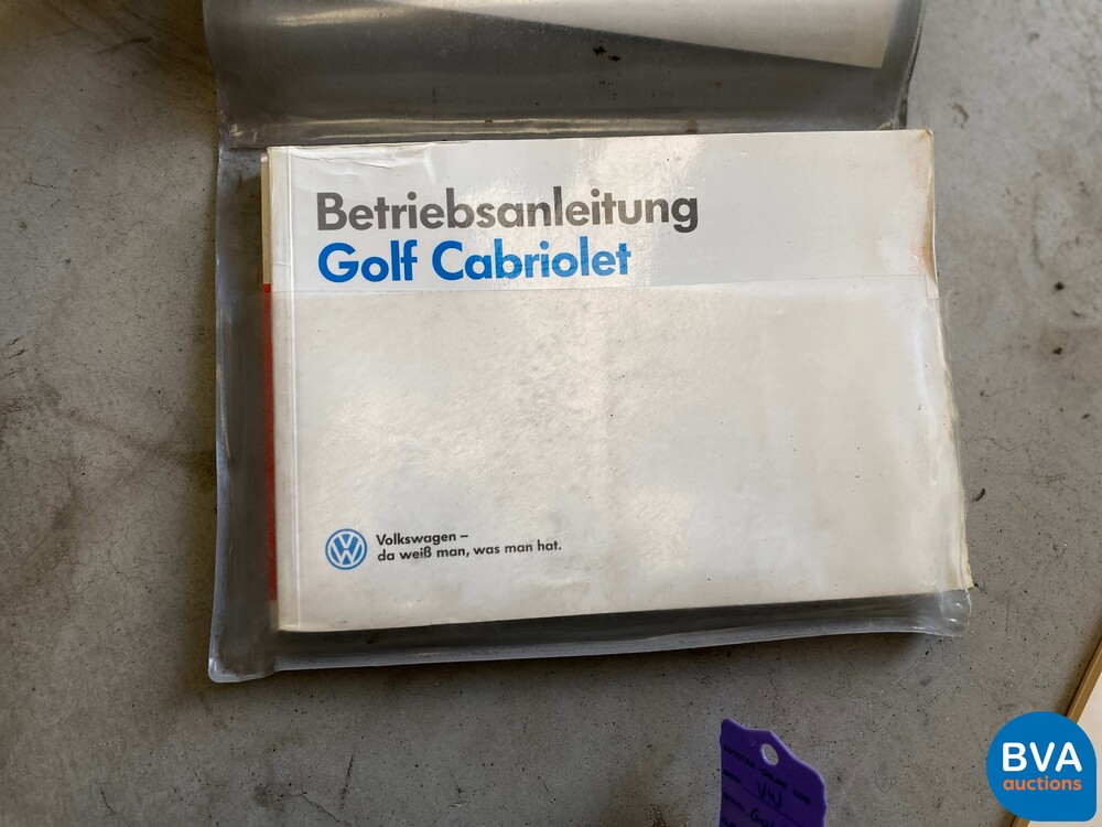 Volkswagen Golf Cabriolet 1.8 98pk 1991, SB-ZG-45