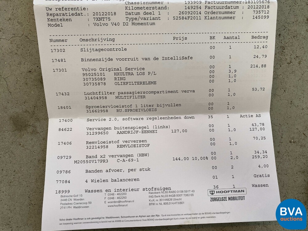 Volvo V40 1.6 D2 Momentum Business 144pk 2014, 7-XNT-75