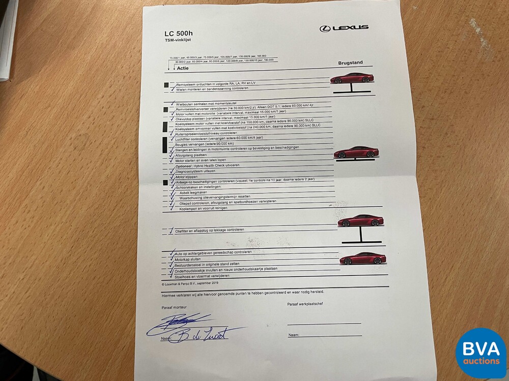 Lexus LC 500H 3.5 V6 Hybrid 359pk 2018, RN-838-T Orig. NL