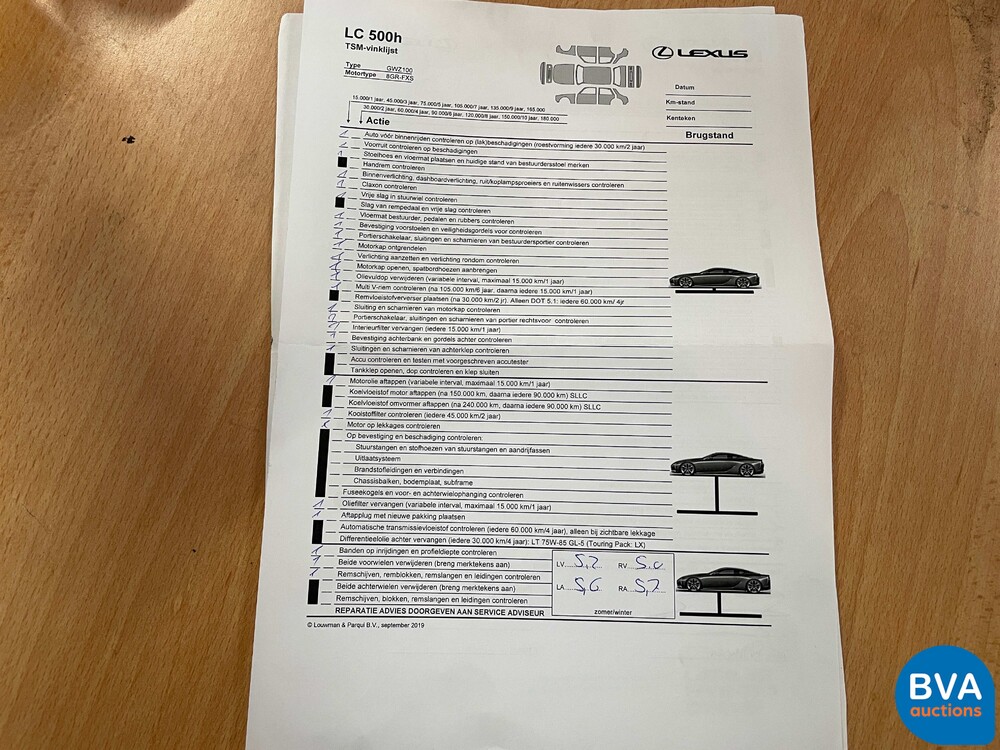 Lexus LC 500H 3.5 V6 Hybrid 359pk 2018, RN-838-T Orig. NL