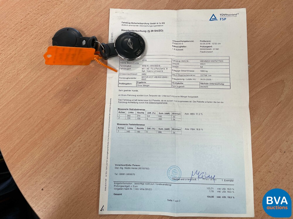 Mini Cooper S Cabriolet 1.6 174pk 2009, J-592-DS