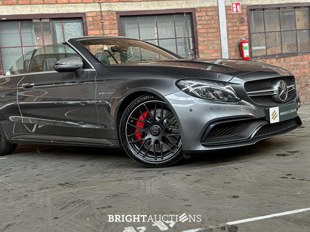 Mercedes-Benz C63s AMG Cabriolet 4.0 V8 Edition 1 -CARBON- 510pk 2017 C-Klasse, ZJ-169-N