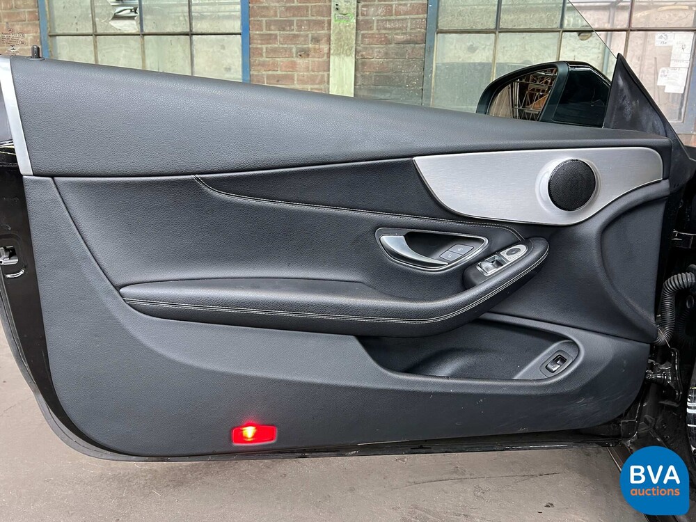 2017 Mercedes-Benz C180 Coupé AMG Premium Plus 156pk, G-955-VT.