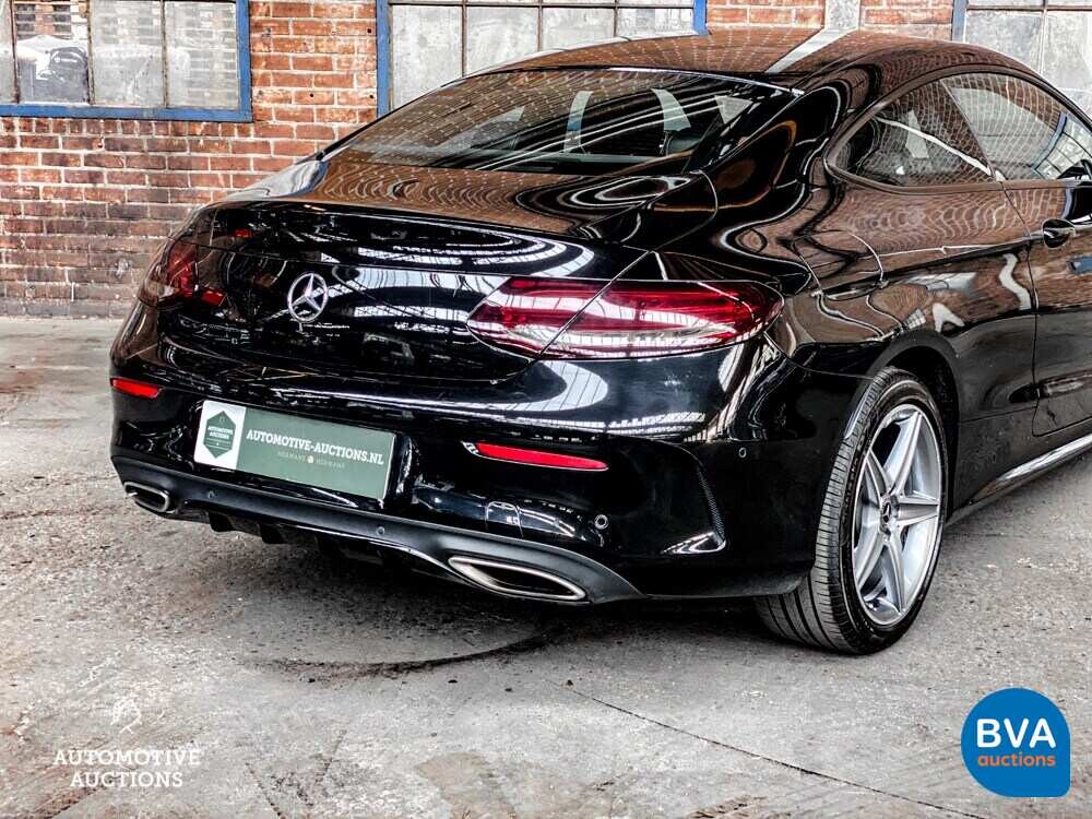 2017 Mercedes-Benz C180 Coupé AMG Premium Plus 156pk, G-955-VT.