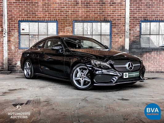 2017 Mercedes-Benz C180 Coupe AMG Premium Plus 156pk, G-955-VT.