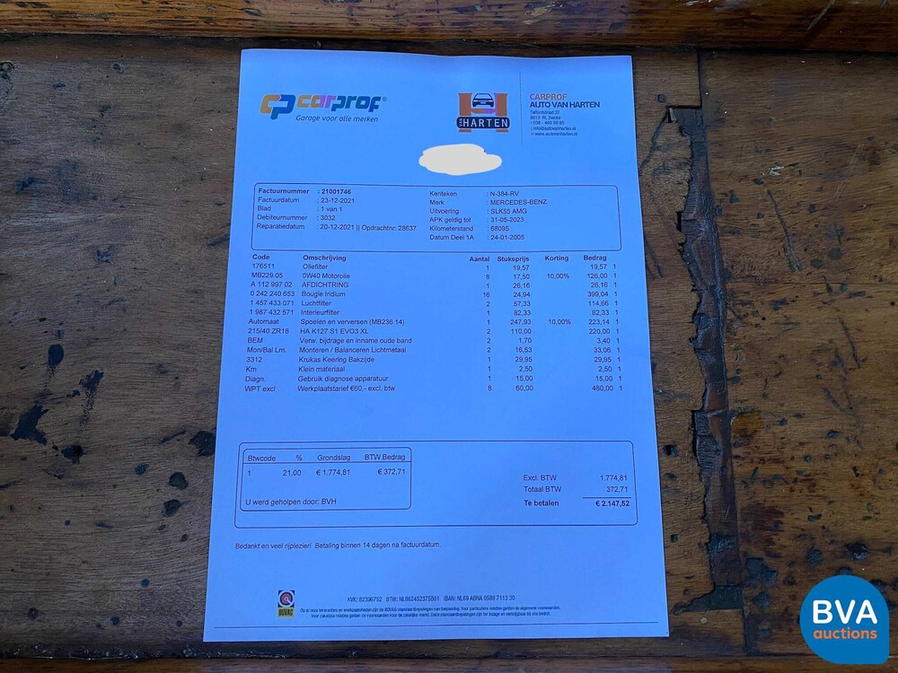 Mercedes-Benz SLK55 AMG Cabriolet 360PS 2005 SLK-Klasse, N-384-RV.