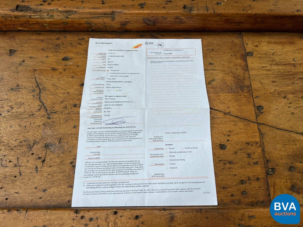 Lexus IS 300h Business Line Pro 181 PS 2014, GJ-921-D.