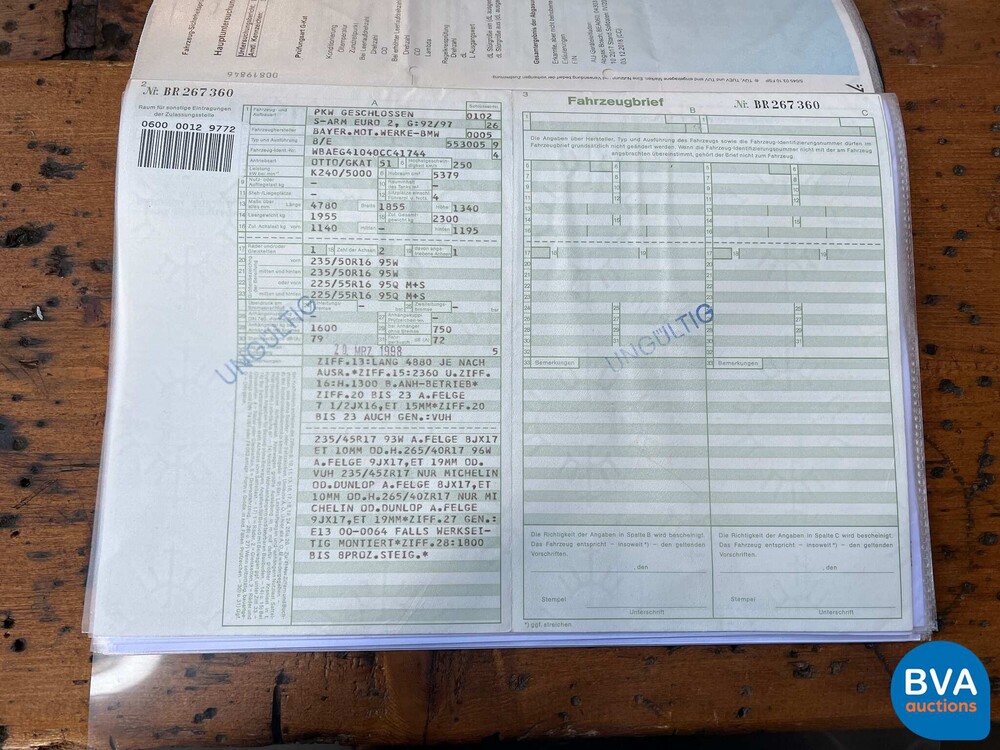 BMW 850 Ci 5.4 V12 326pk M73 1 or 1218 8-Series 1998.