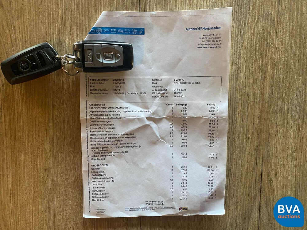 Rolls-Royce Ghost 6.6 V12 571 PS 2011, 5-ZRB-72.