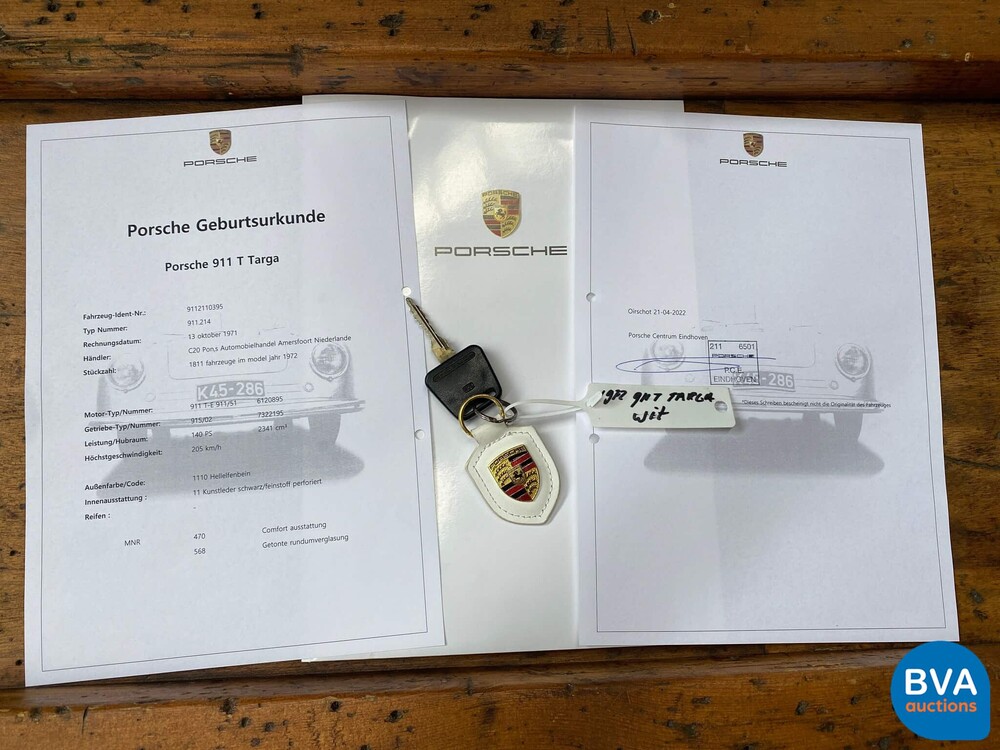 Porsche 911 2.4T Targa Olieklep 140pk 1972