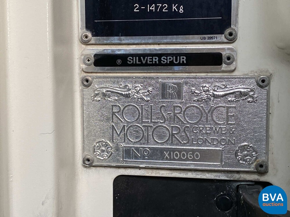 Rolls-Royce Silver Spur 6.8 V8 1984.