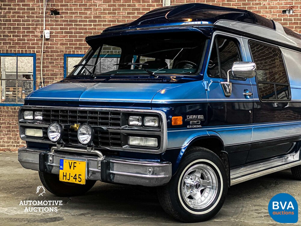 Chevrolet Chevy Van Globemaster 6.5 G20 148hp 1995 -Org. NL-, VF-HJ-45.