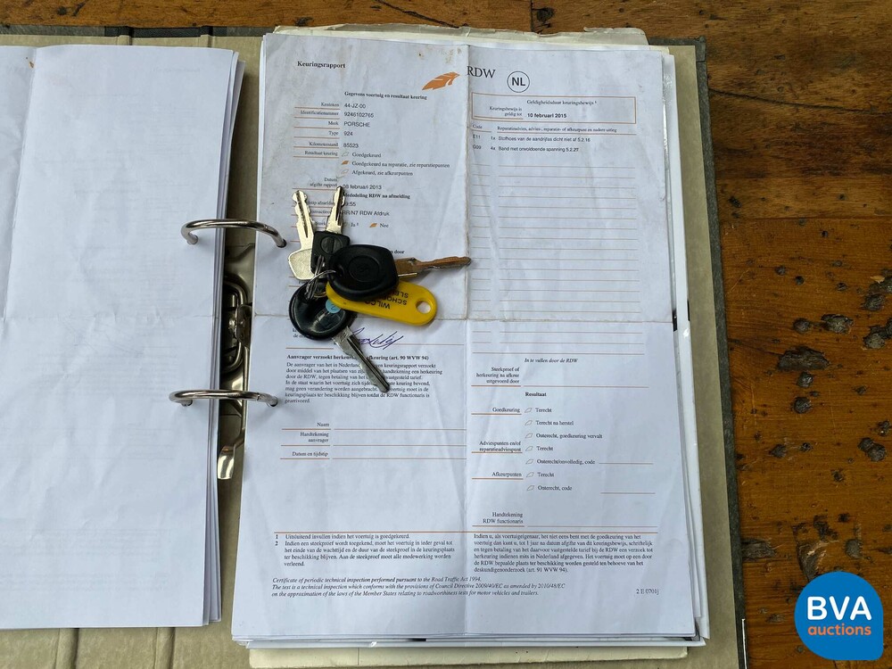 Porsche 924 Bieber Cabriolet 2.0 125hp 1976, 44-JZ-00.