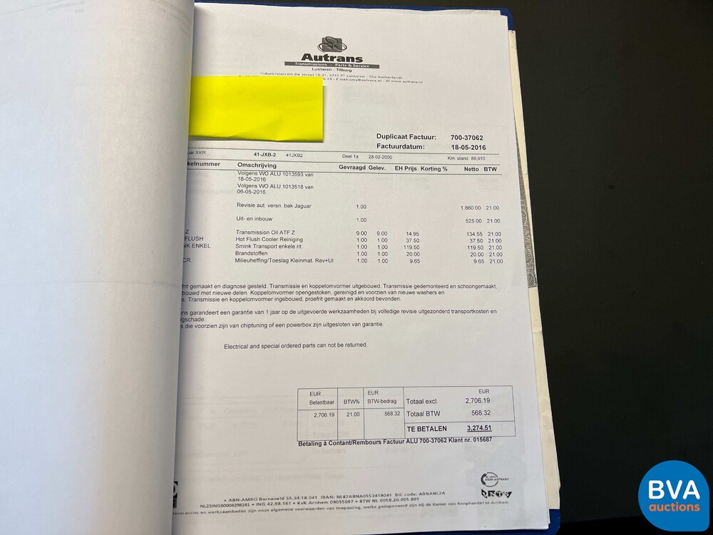 Jaguar XKR 4.0 V8 Convertible 294hp 2000, 41-JX-B2.
