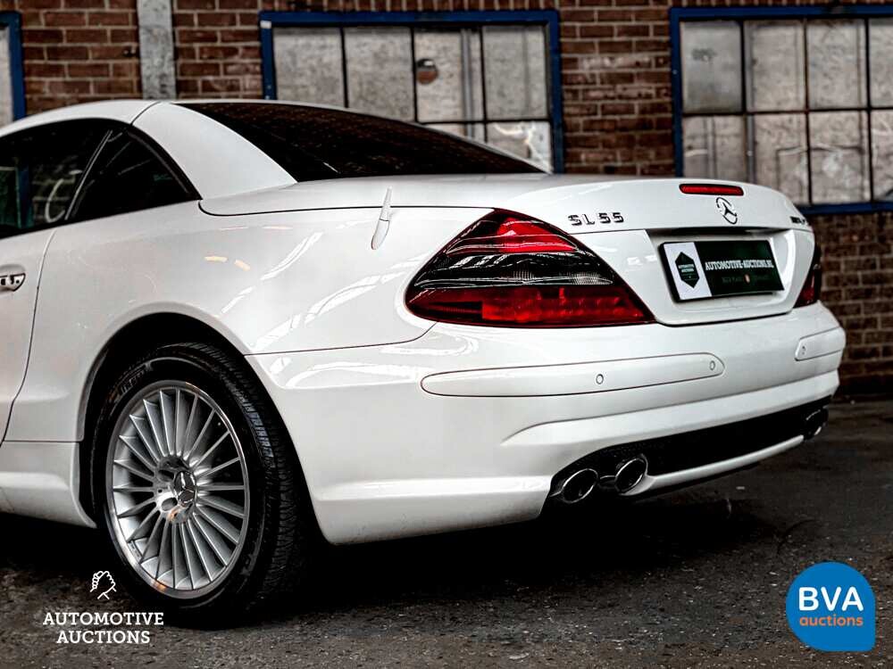 Mercedes Benz SL55 AMG 5.5 V8 476pk 2002 SL-Class Cabriolet -Youngtimer-.