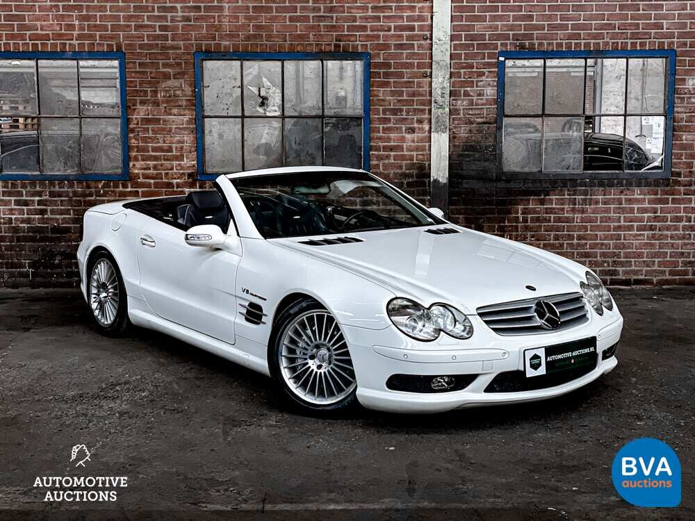 Mercedes Benz SL55 AMG 5.5 V8 476pk 2002 SL-Class Cabriolet -Youngtimer-.