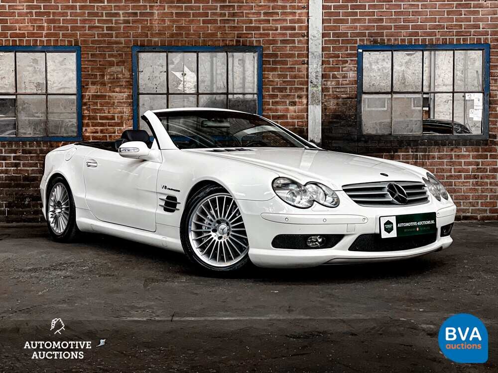 Mercedes Benz SL55 AMG 5.5 V8 476pk 2002 SL-Class Cabriolet -Youngtimer-.
