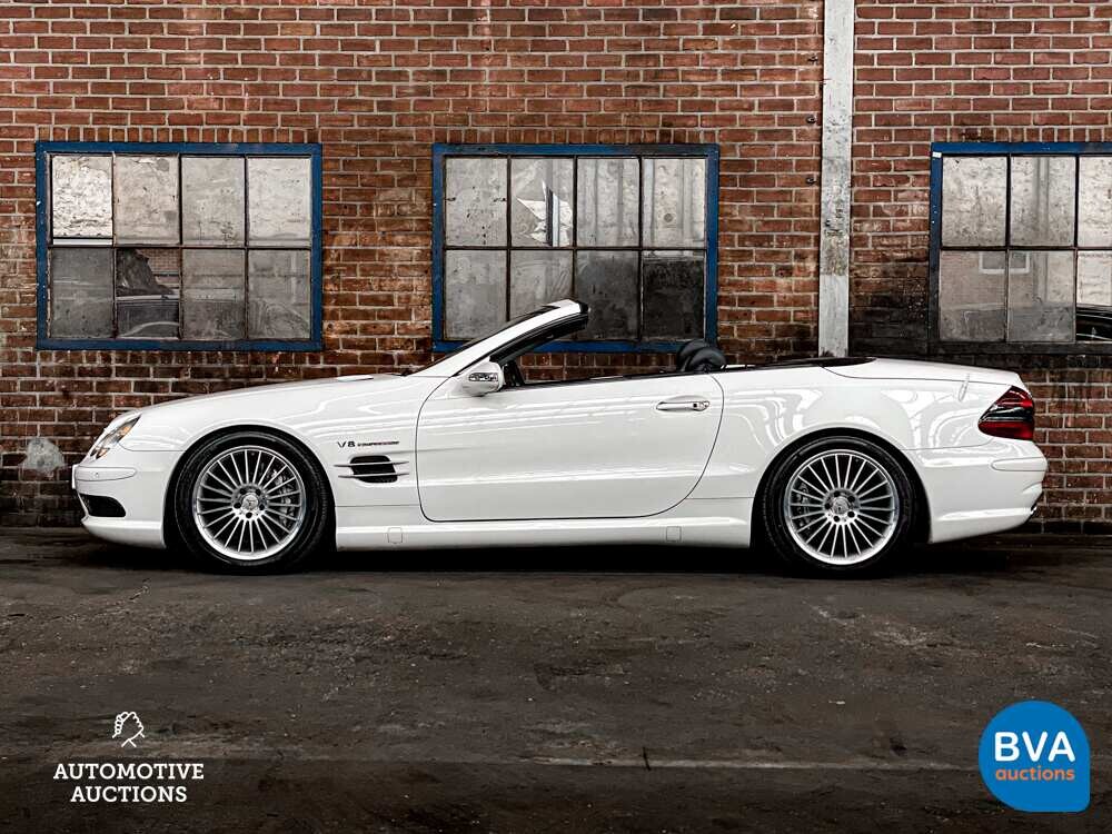 Mercedes Benz SL55 AMG 5.5 V8 476pk 2002 SL-Class Cabriolet -Youngtimer-.