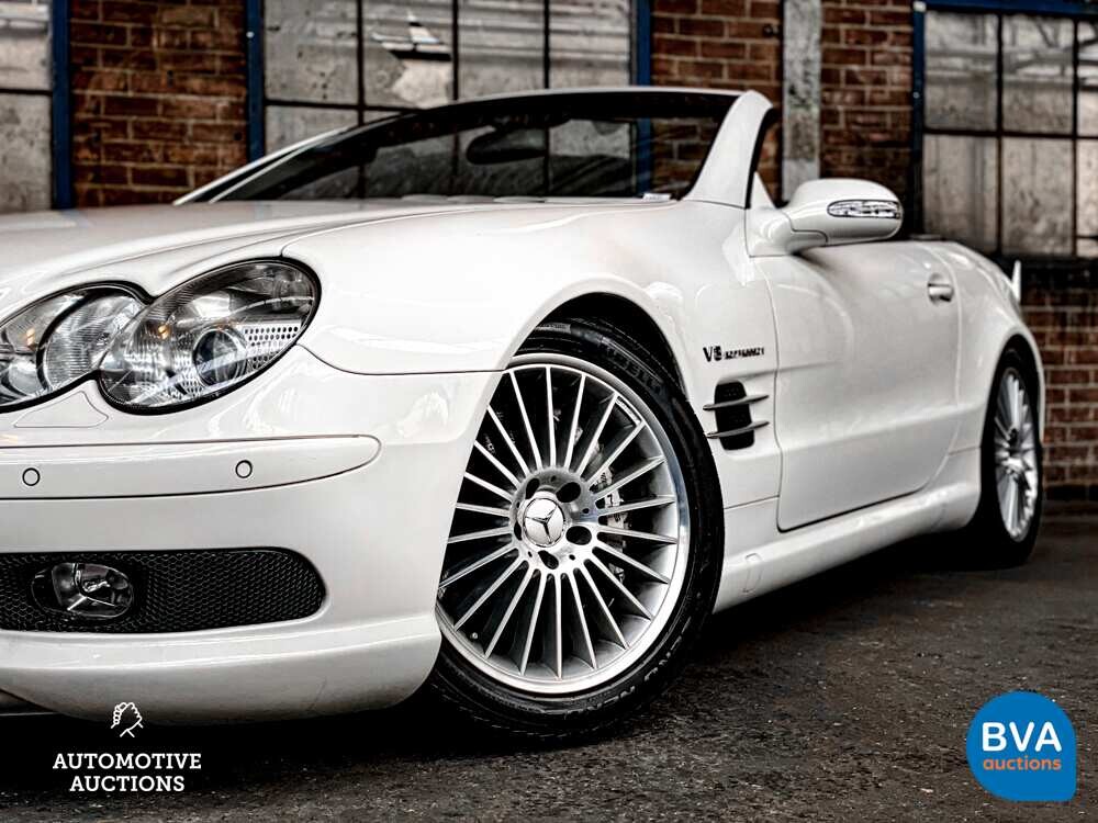 Mercedes Benz SL55 AMG 5.5 V8 476pk 2002 SL-Class Cabriolet -Youngtimer-.