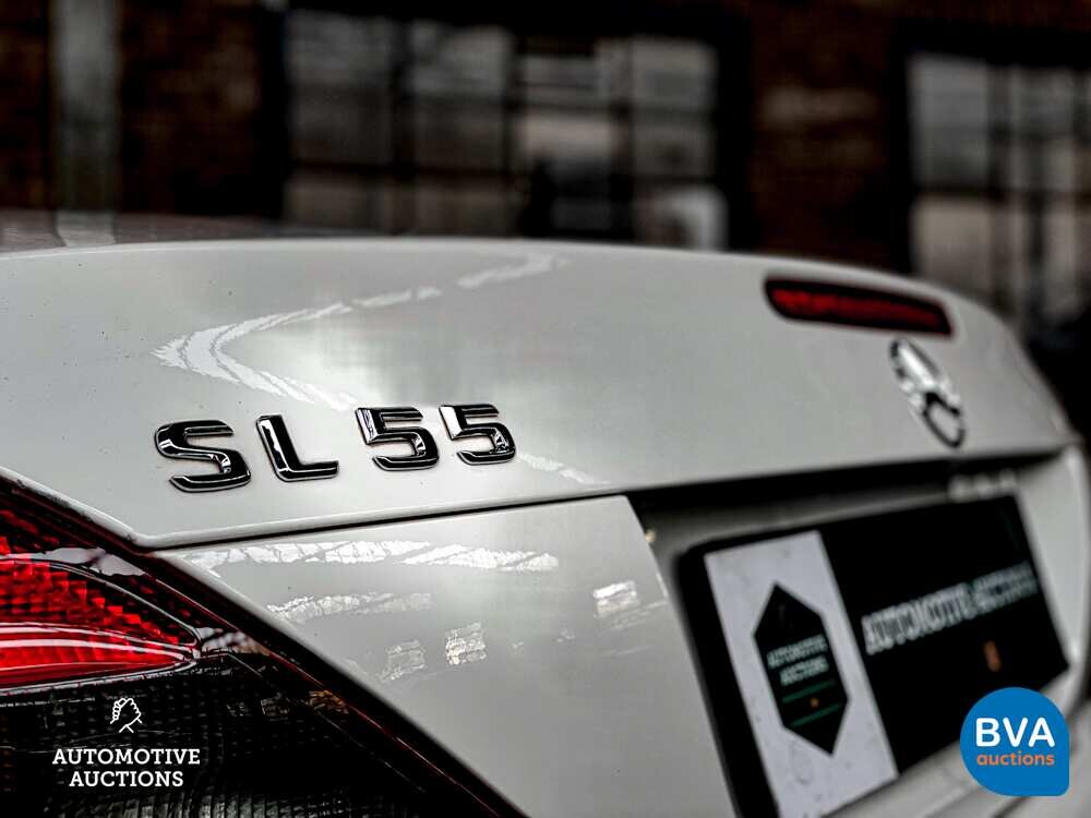 Mercedes Benz SL55 AMG 5.5 V8 476pk 2002 SL-Class Cabriolet -Youngtimer-.