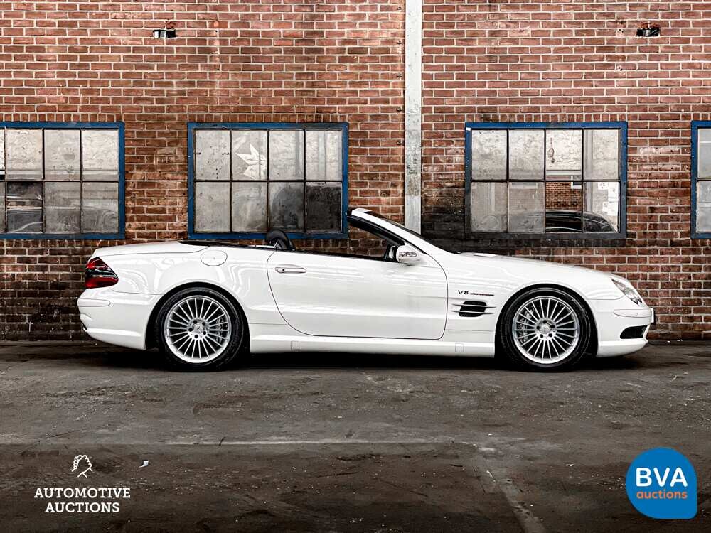 Mercedes Benz SL55 AMG 5.5 V8 476pk 2002 SL-Class Cabriolet -Youngtimer-.