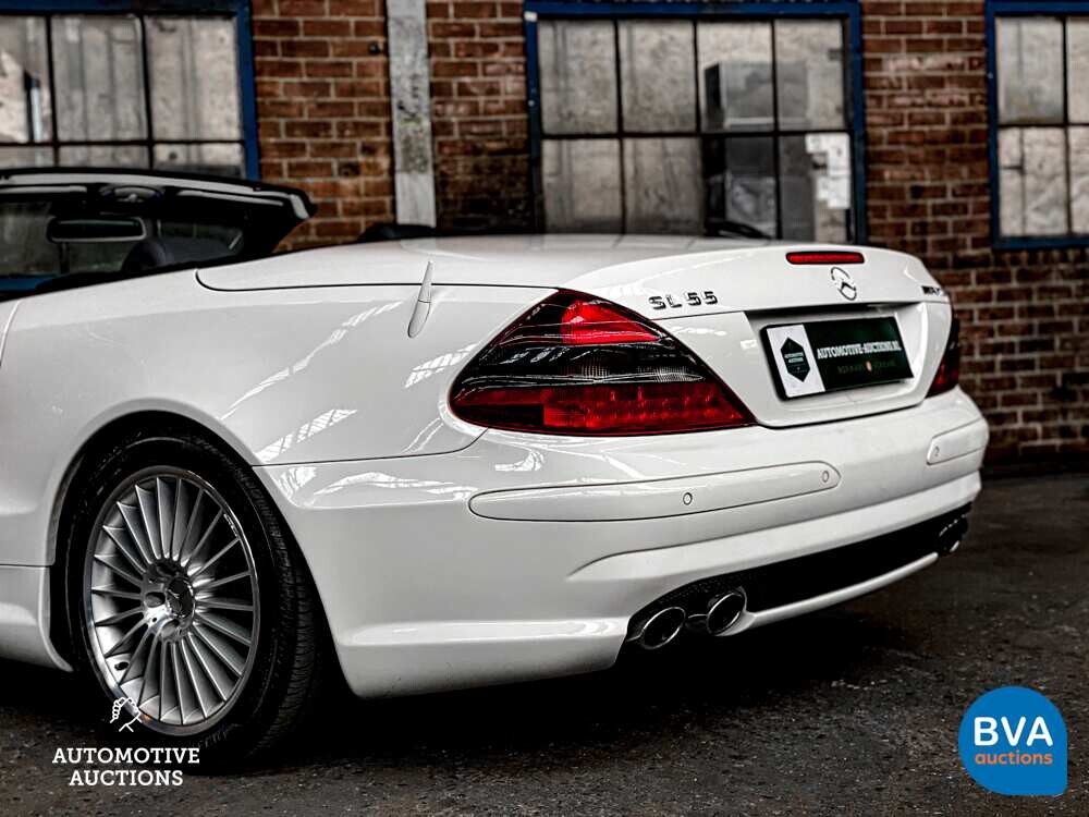 Mercedes Benz SL55 AMG 5.5 V8 476pk 2002 SL-Class Cabriolet -Youngtimer-.