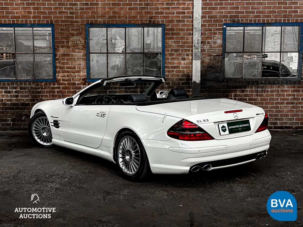 Mercedes Benz SL55 AMG 5.5 V8 476pk 2002 SL-Class Cabriolet -Youngtimer-.