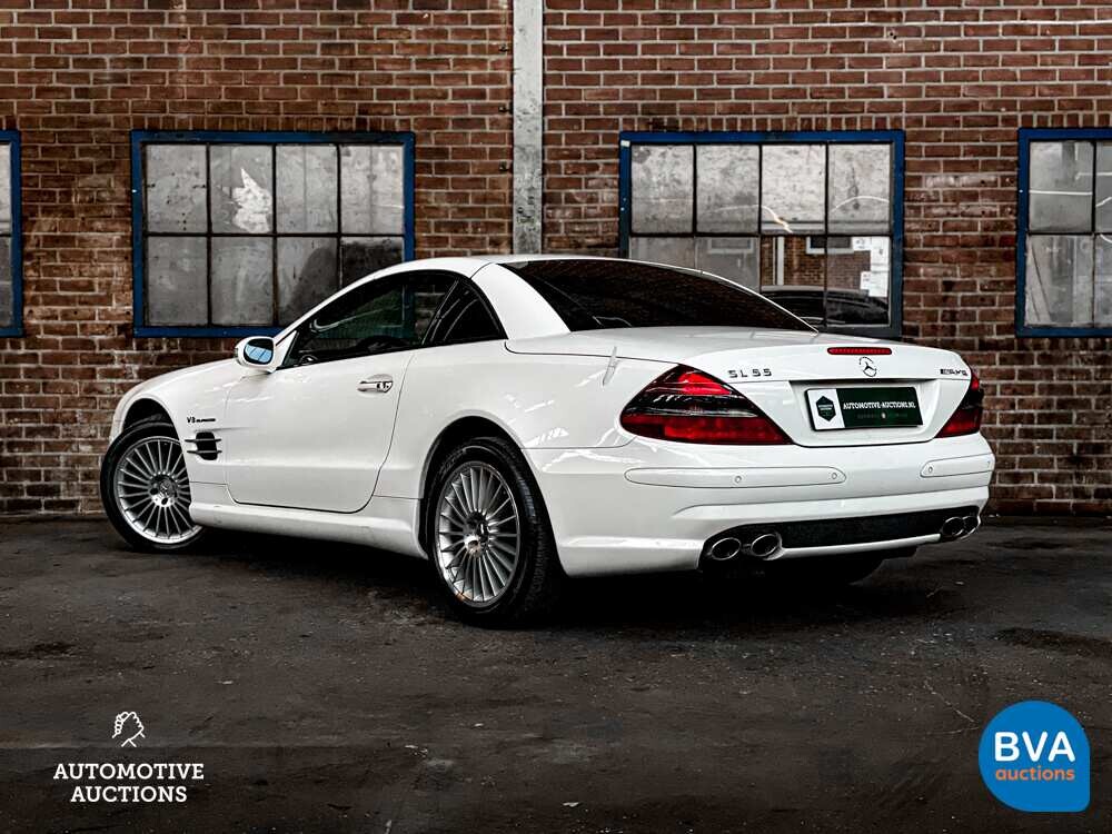 Mercedes Benz SL55 AMG 5.5 V8 476pk 2002 SL-Class Cabriolet -Youngtimer-.