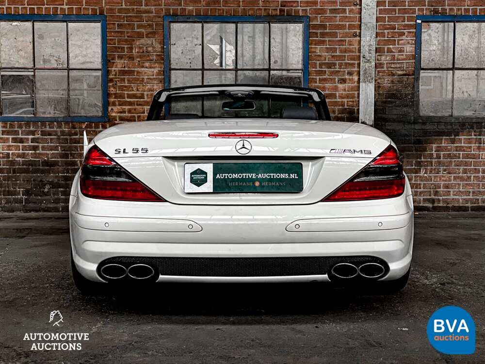 Mercedes Benz SL55 AMG 5.5 V8 476pk 2002 SL-Class Cabriolet -Youngtimer-.