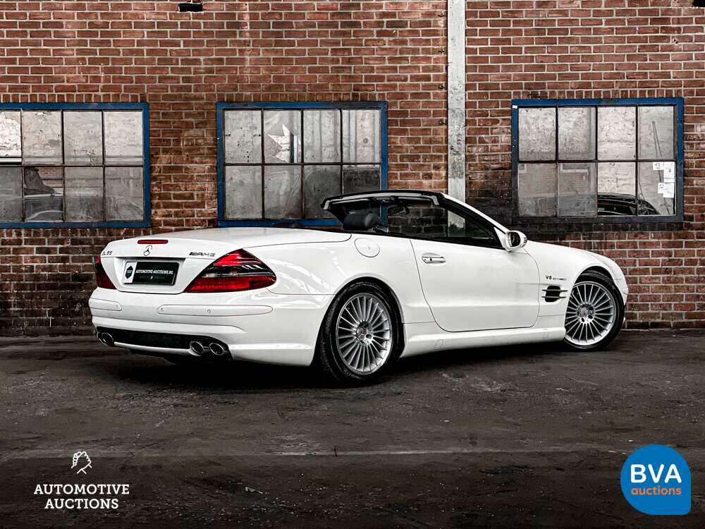 Mercedes Benz SL55 AMG 5.5 V8 476pk 2002 SL-Class Cabriolet -Youngtimer-.