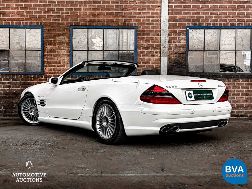 Mercedes Benz SL55 AMG 5.5 V8 476pk 2002 SL-Class Cabriolet -Youngtimer-.