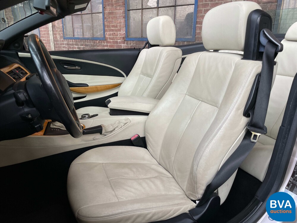 BMW 650i High Executive E64 4.8 367pk 2006 Cabriolet 6-series -Youngtimer-.