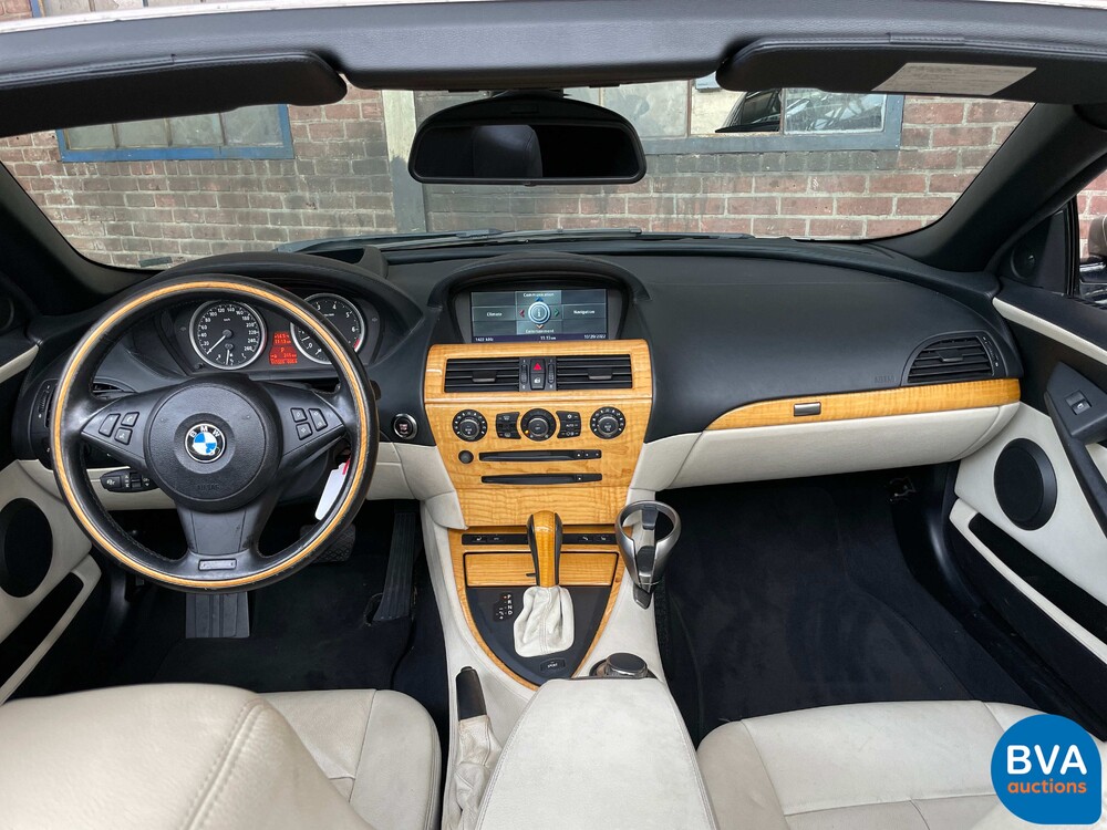 BMW 650i High Executive E64 4.8 367pk 2006 Cabriolet 6-series -Youngtimer-.