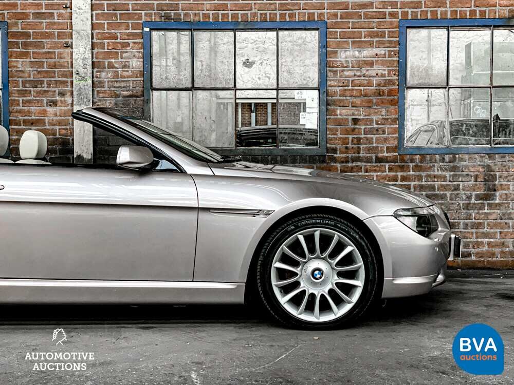 BMW 650i High Executive E64 4.8 367pk 2006 Cabriolet 6-series -Youngtimer-.
