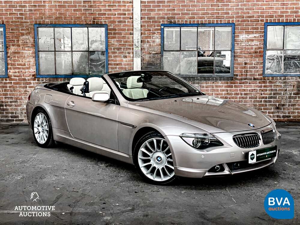 BMW 650i High Executive E64 4.8 367pk 2006 Cabriolet 6-series -Youngtimer-.