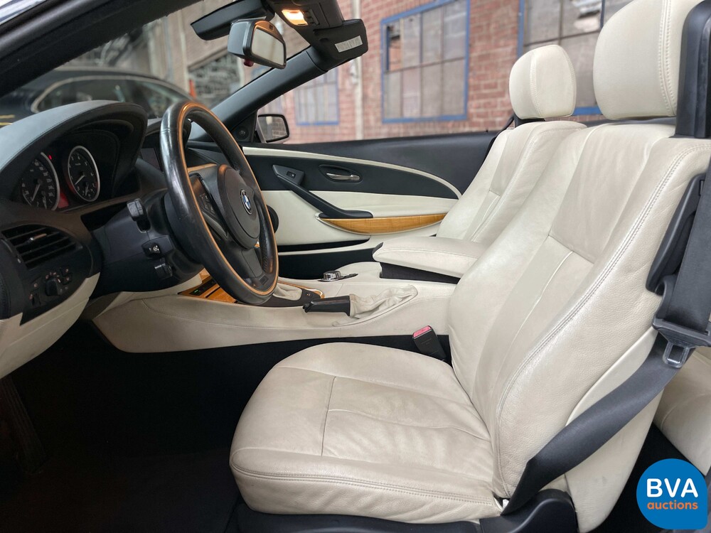 BMW 650i High Executive E64 4.8 367pk 2006 Cabriolet 6-series -Youngtimer-.