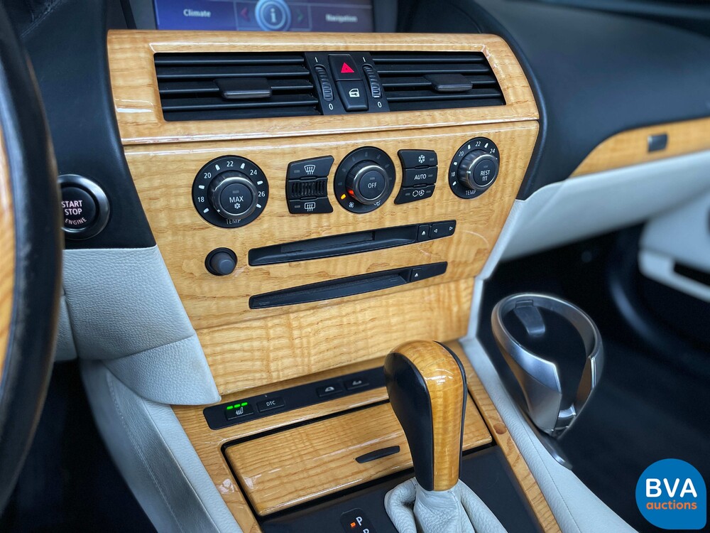 BMW 650i High Executive E64 4.8 367pk 2006 Cabriolet 6-series -Youngtimer-.