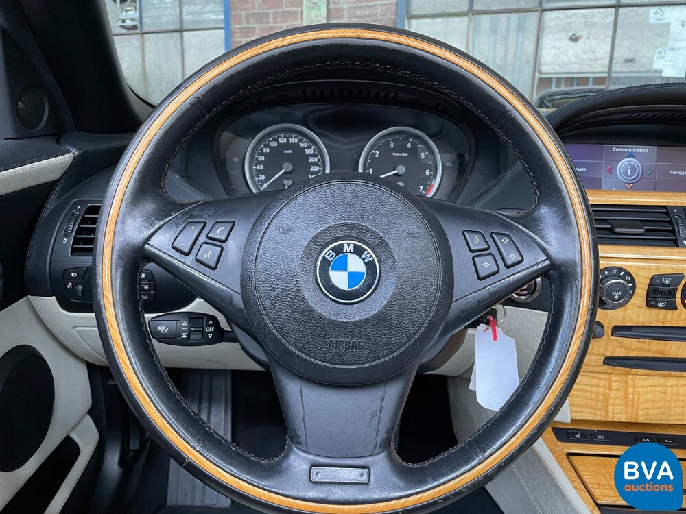 BMW 650i High Executive E64 4.8 367pk 2006 Cabriolet 6-series -Youngtimer-.