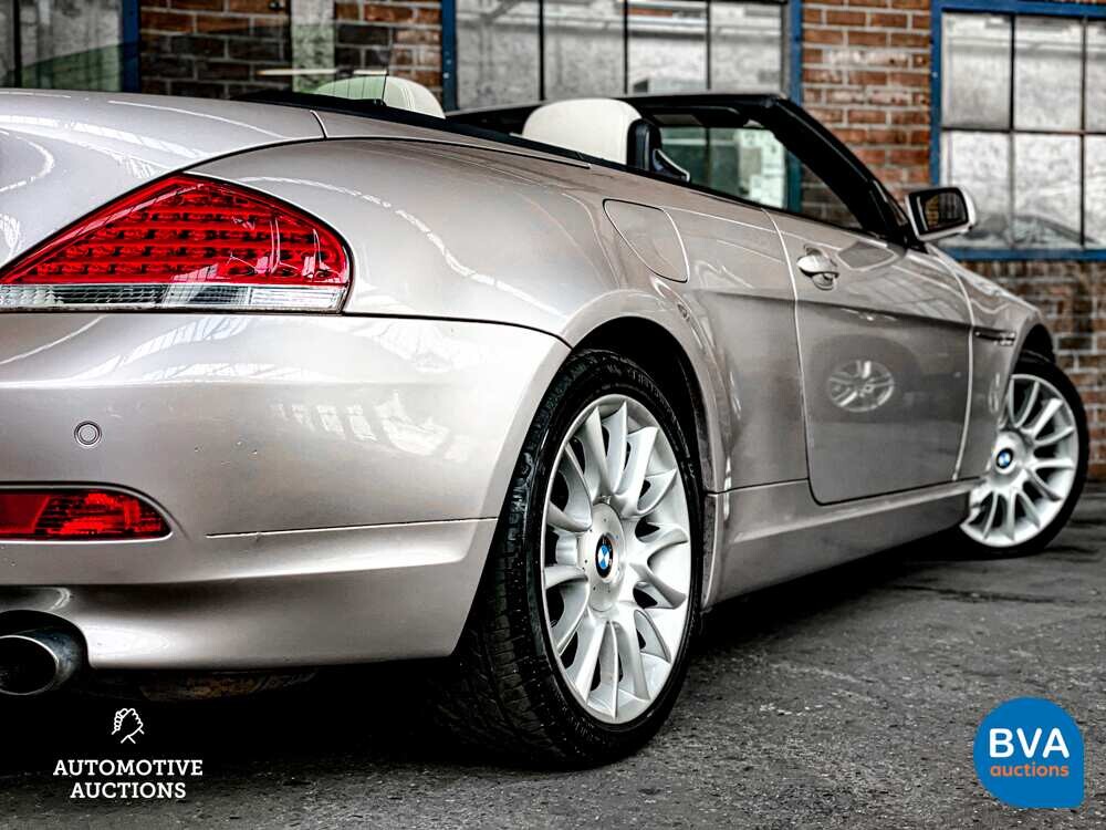 BMW 650i High Executive E64 4.8 367pk 2006 Cabriolet 6-series -Youngtimer-.