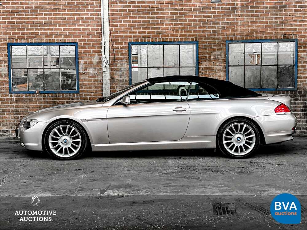 BMW 650i High Executive E64 4.8 367pk 2006 Cabriolet 6-series -Youngtimer-.